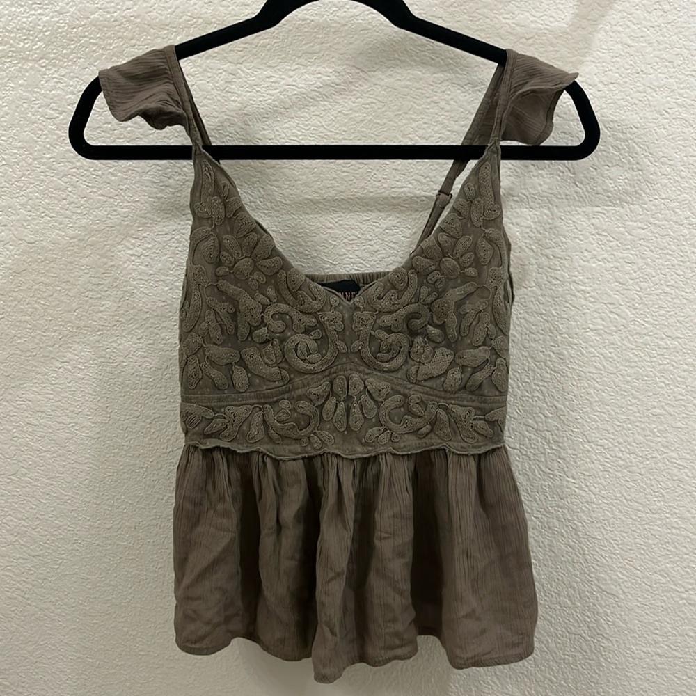 Shyanne Olive Green Tank Top - Small
